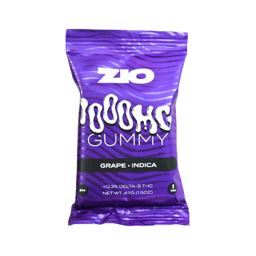 Zio Gummy 1000mg / Grape (Indica)